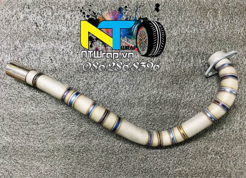 Cổ pô titan cho exciter 150